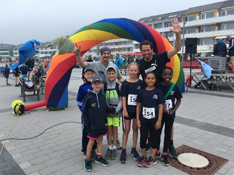 Die Albert-Schweitzer-Läufer erobern Helgoland: Helgolandlauf