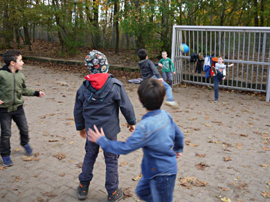 Außenbereich der Albert-Schweitzer-Schule Wedel